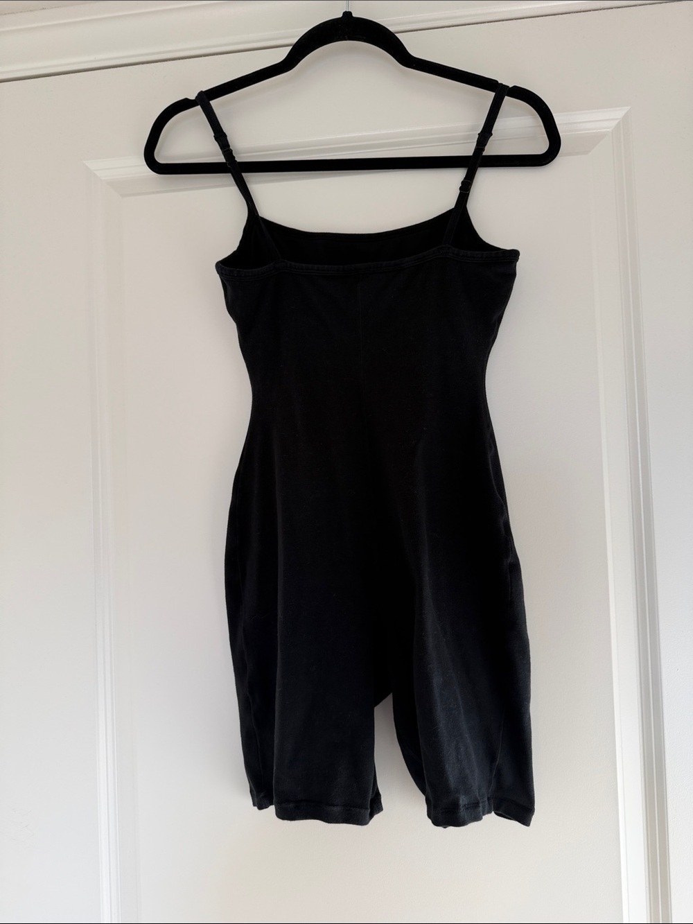 Skims Black Slim Tank-Style One Piece Romper - Picture 3 of 4